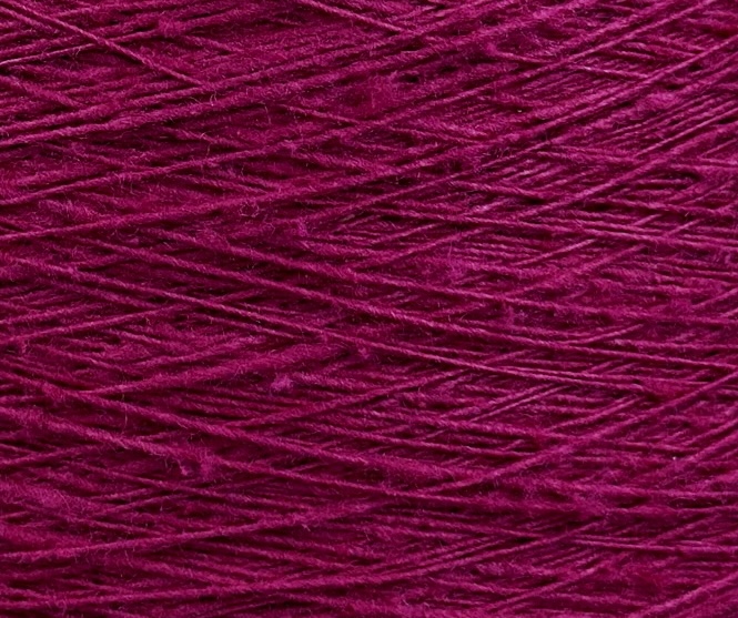 Art. Seta Tweed Bourette – Fil 100 % soie bourette effet tweed col. Fuchsia Royal 700 m / 100 g